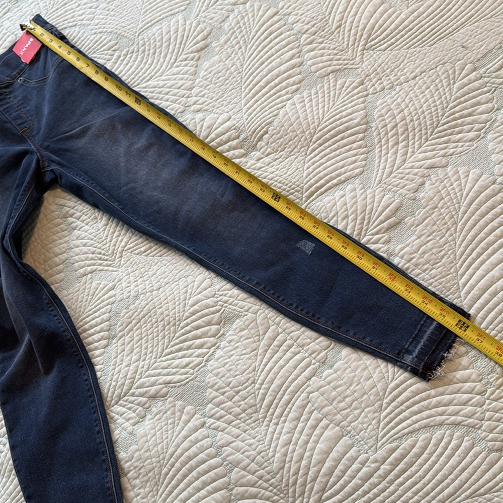 Spanx Distressed Ankle High Rise Pull On Skinny Jeans size S/P - Picture 11 of 13